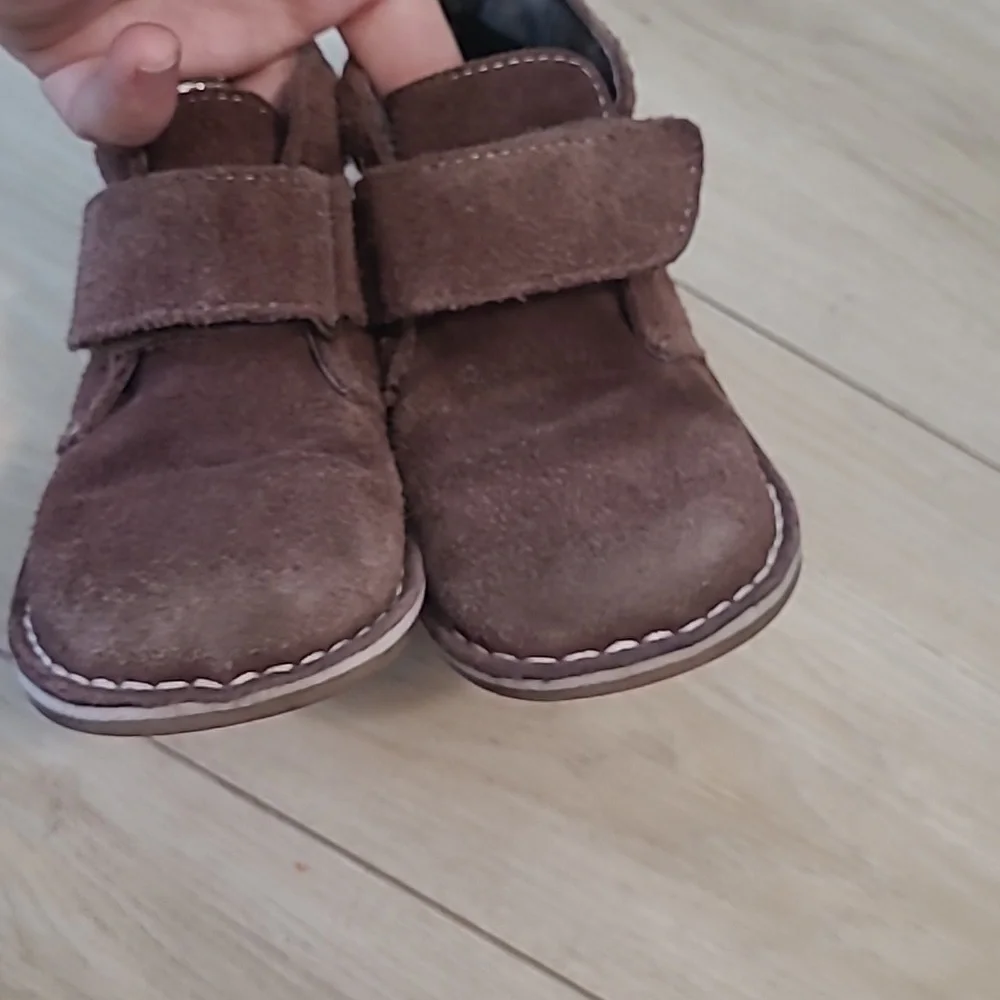 L'Amour Brown Suede Kids Boots Size 10 - Picture 5 of 9